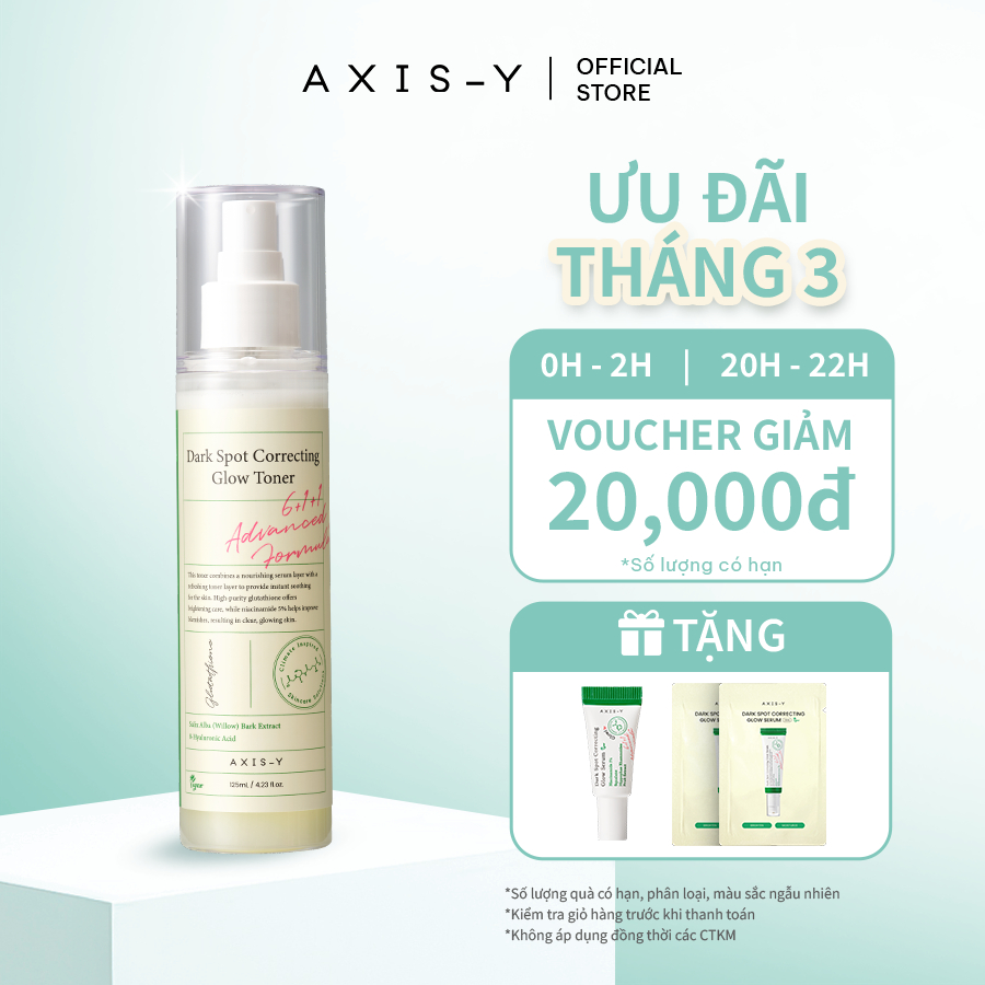 AXIS-Y Toner Nước Cân Bằng Mờ Thâm – Sáng Da 98% Glutathione & 5% Niacinamide | Dark Spot Correcting