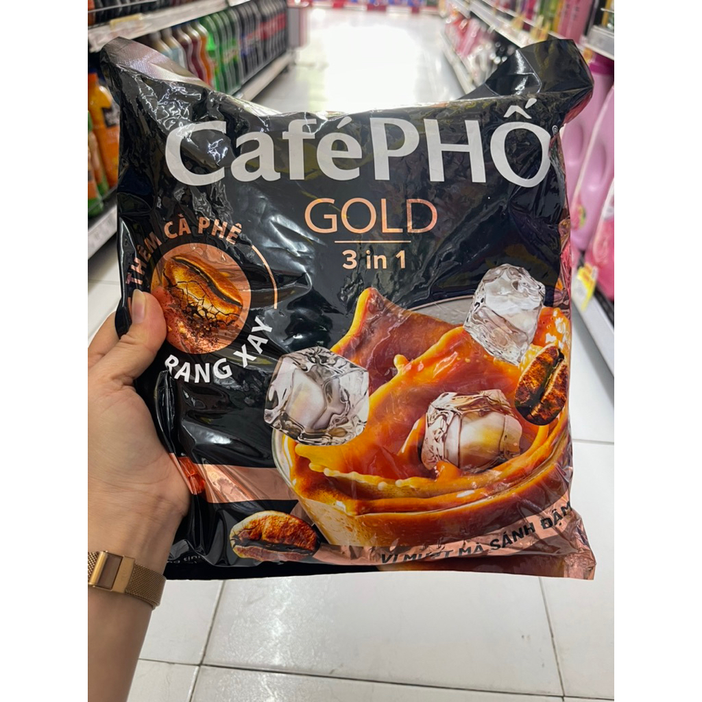 Maccoffee CÀ PHÊ PHỐ SỮA ĐÁ GOLD TÚI 30g/870gram
