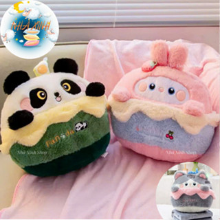 Chăn Gối Văn Phòng Trái Cây Tròn nhiều mẫu