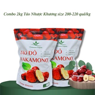 Combo 2 KG Táo Nhược Khương Wakamono Organic size 200 - 220 quả/kg Wakamono, mềm, dẻo, ăn ngon