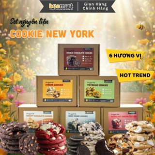 [Tặng Túi đựng&Giấy nến] Set làm bánh Cookie NEW YORK Beemart - Đa dạng hương vị, Thành phẩm 500g