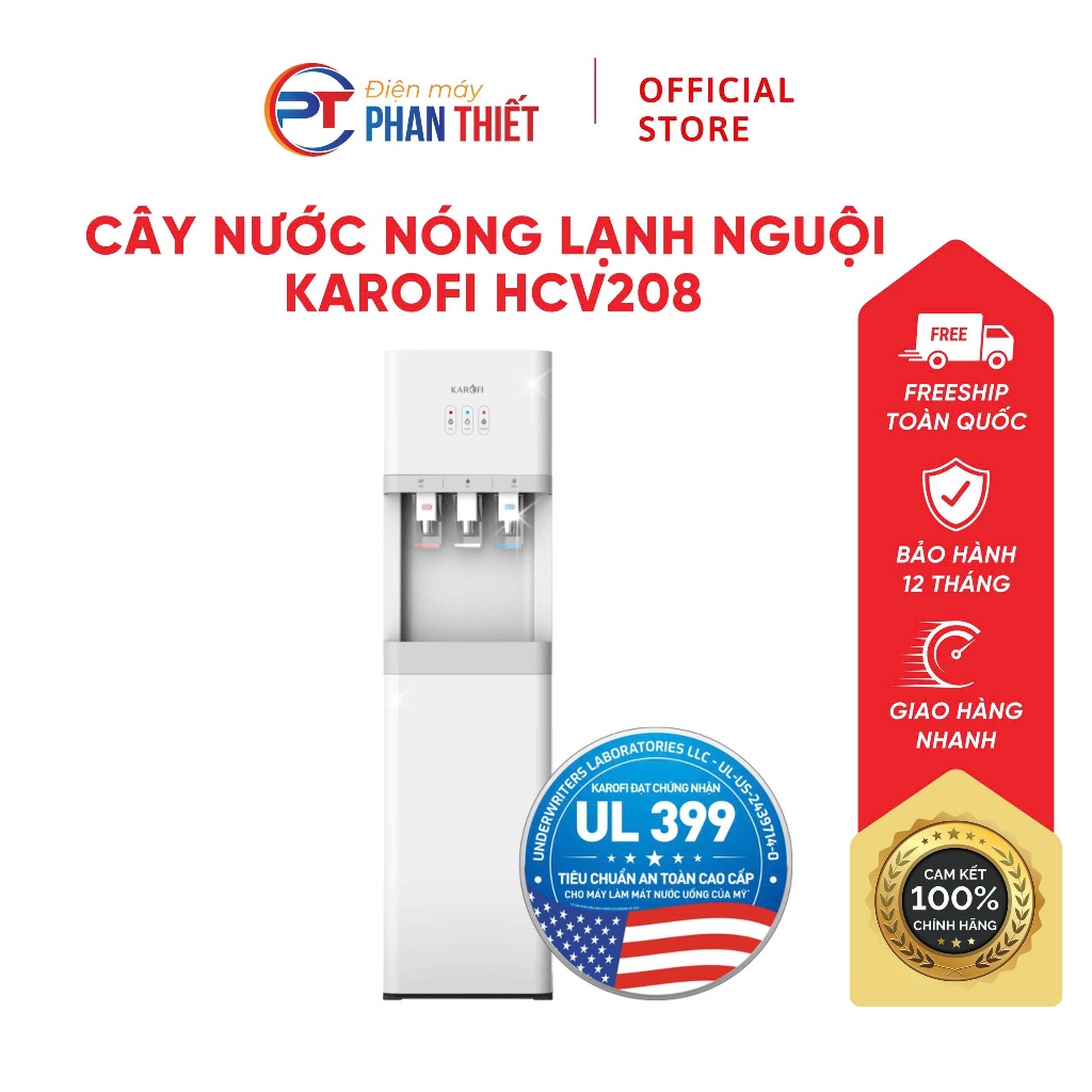 Cây nước nóng lạnh nguội KAROFI HCV208