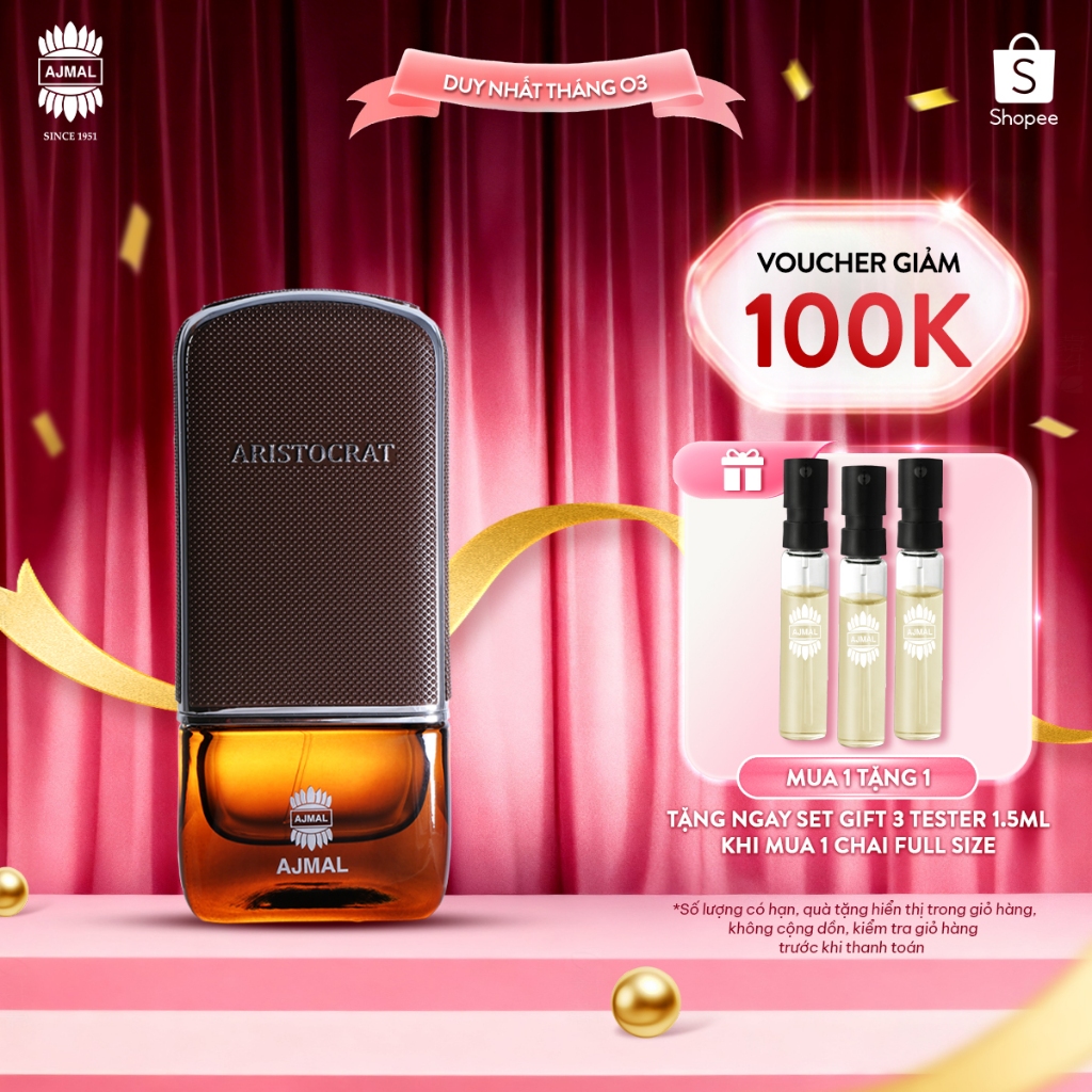 Nước hoa Dubai AJMAL Aristocrat Eau De Parfum | 75 ML