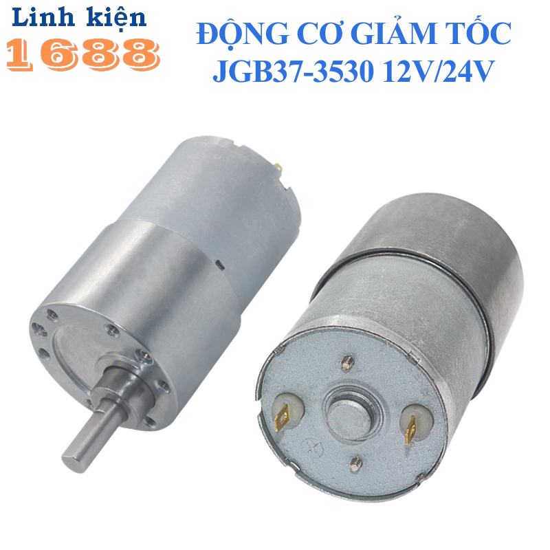Động cơ giảm tốc JGB37-3530 12V/24V nhiều tốc độ