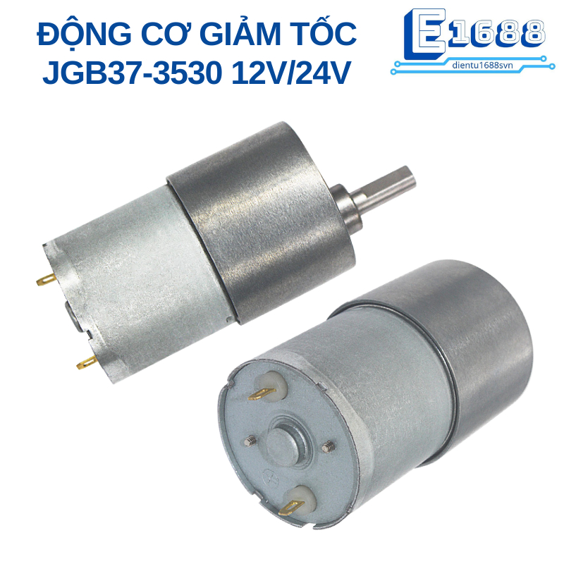 Động cơ giảm tốc JGB37-3530 12V/24V nhiều tốc độ