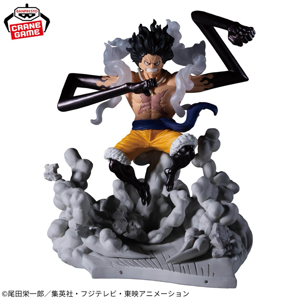 Mô hình One Piece - Luffy Snakeman Gear 4 Senkozekkei Figure chính hãng Bandai