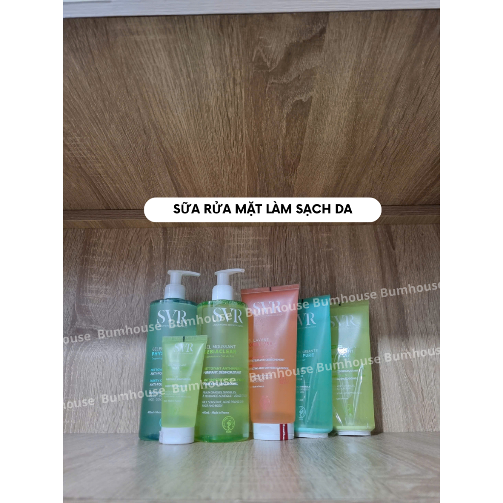 Sữa rửa mặt SV R Gel Moussant làm sạch da 200ml/400ml_Bum House