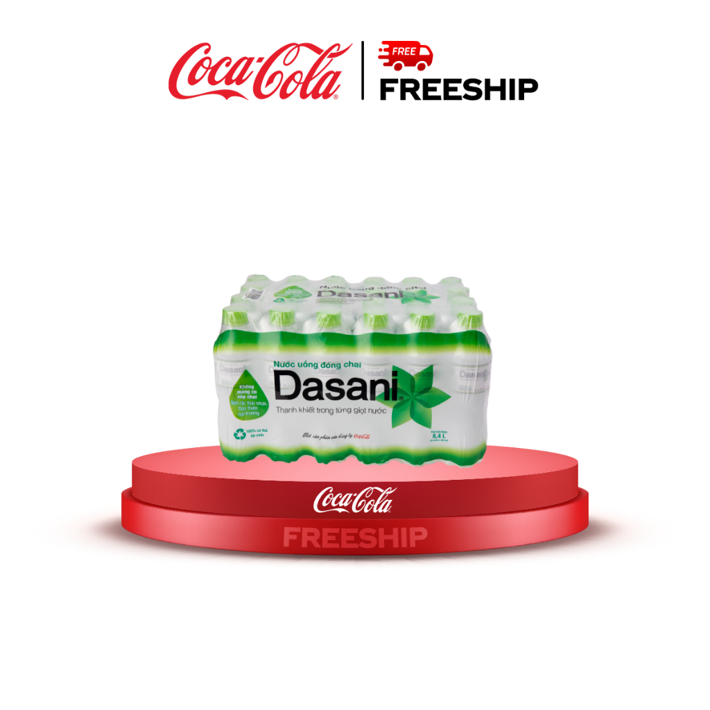 Lốc 24 Chai Nước Suối Tinh Khiết Dasani 350ml/Chai Sale 25.3 Coca-Cola_SP