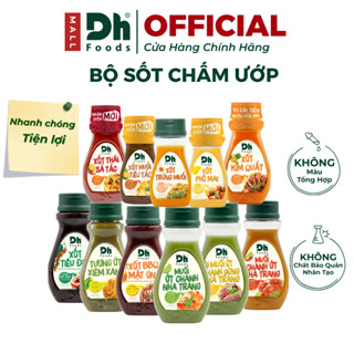 Bộ Xốt Chấm Ướp Dh Foods - Sốt Chấm Thịt Nướng, Sốt Chấm Hải Sản, Sốt Thái Trộn Chân Gà, Chấm Đồ Luộc Tiện Lợi