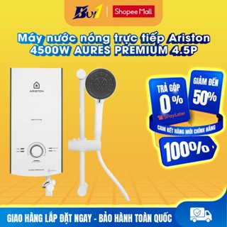 Aures PREMIUM 4.5P - Máy nước nóng trực tiếp Ariston 4500W AURES PREMIUM 4.5P - Hàng chính hãng