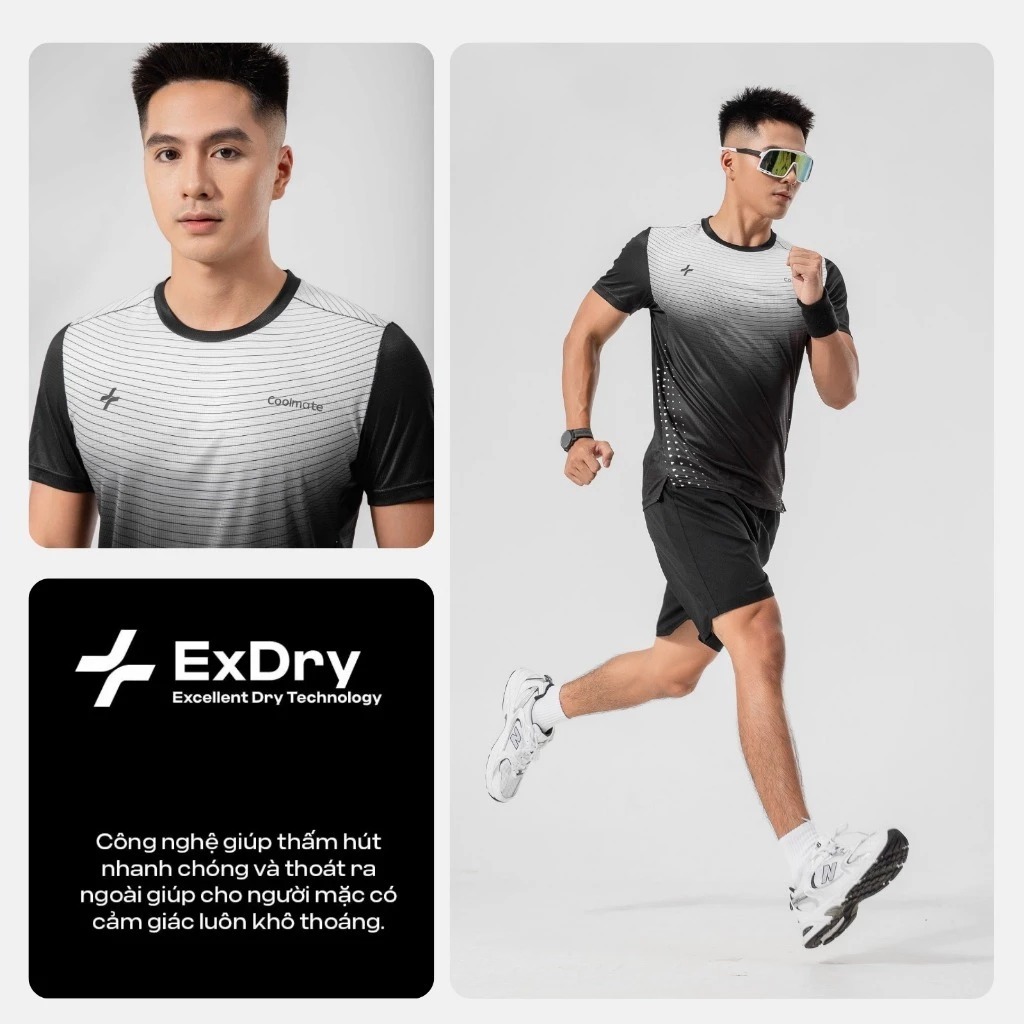 [MUA 3 GIẢM 30%]BST Áo thun thể thao Graphic chạy bộ, chạy trail siêu nhẹ, thoáng khí, thấm hút mồ hôi Coolmate | BigBuy360 - bigbuy360.vn