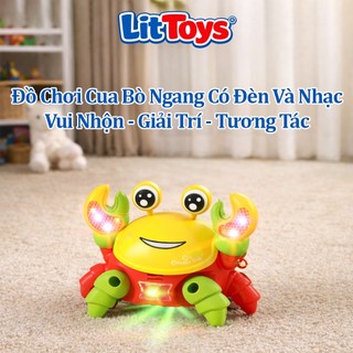 Đồ Chơi Cua Bò Ngang ToysLit Vui Nhộn Có Đèn Và Nhạc, Tự Động Di Chuyển, Nhảy Múa