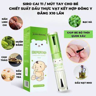 Siro Đắng Chống Cắn Móng Tay Và Cai Ti Cho Bé 10ml – Ngăn Mút Ngón Tay Cái, Bảo Vệ Móng Tay Trẻ Em