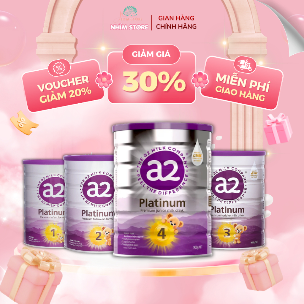 Sữa bột a2 Platinum Premium số 1 2 3 4 lon 900g số 1 2 3 4
