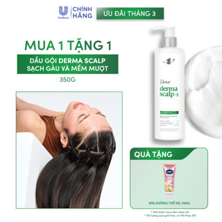Dầu Gội Giúp Kiềm Dầu Nhờn & cho tóc Sạch Thoáng Dove Derma Oil Control 350G