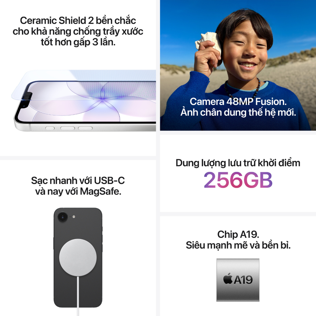 iPhone 17e 256GB Chính Hãng | BigBuy360 - bigbuy360.vn