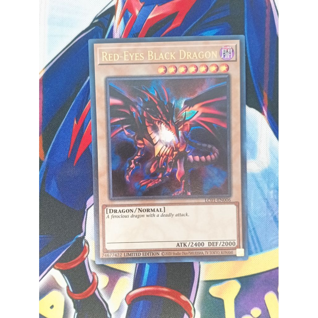 Thẻ Bài Yugioh| Red-Eyes Black Dragon - LC01-EN006 - Ultra Rare 1st Edition
