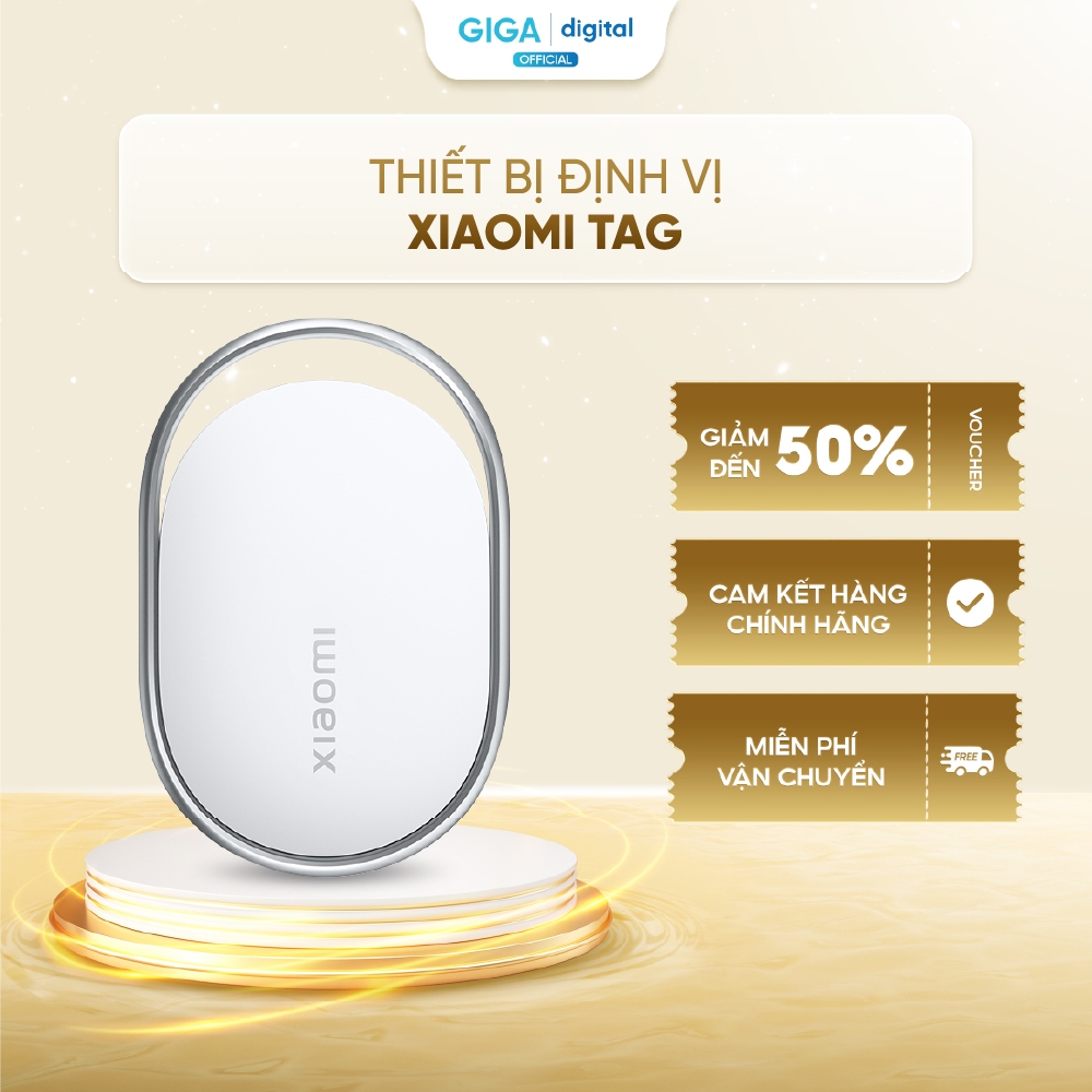 Thiết bị định vị Xiaomi Tag 1 Pack - BHR08SPGL - Bluetooth 5.4/NFC, IP67 - Thời lượng pin hơn 1 năm