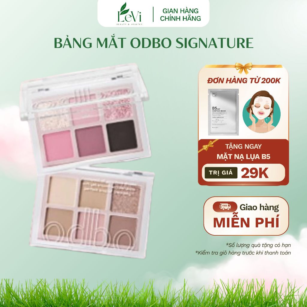 Phấn Mắt ODBO Signature Eyeshadow Palette 6 Ô OD276