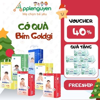 Bỉm Dán/Quần Goldgi Tiêu chuẩn/X5/Eco Size NB86/S76/M66/L48/M60/XL44/XXL32 | Applenguyen94