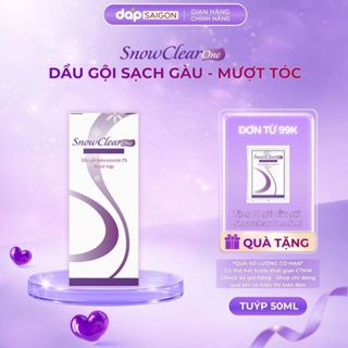 Dầu gội sạch gàu Snow Clear One tuýp 50ml hết ngứa dưỡng chất dầu dừa mềm tóc