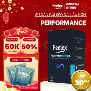 Bao cao su Feelex Performance kéo dài thời gian, nhiều gel bôi trơn