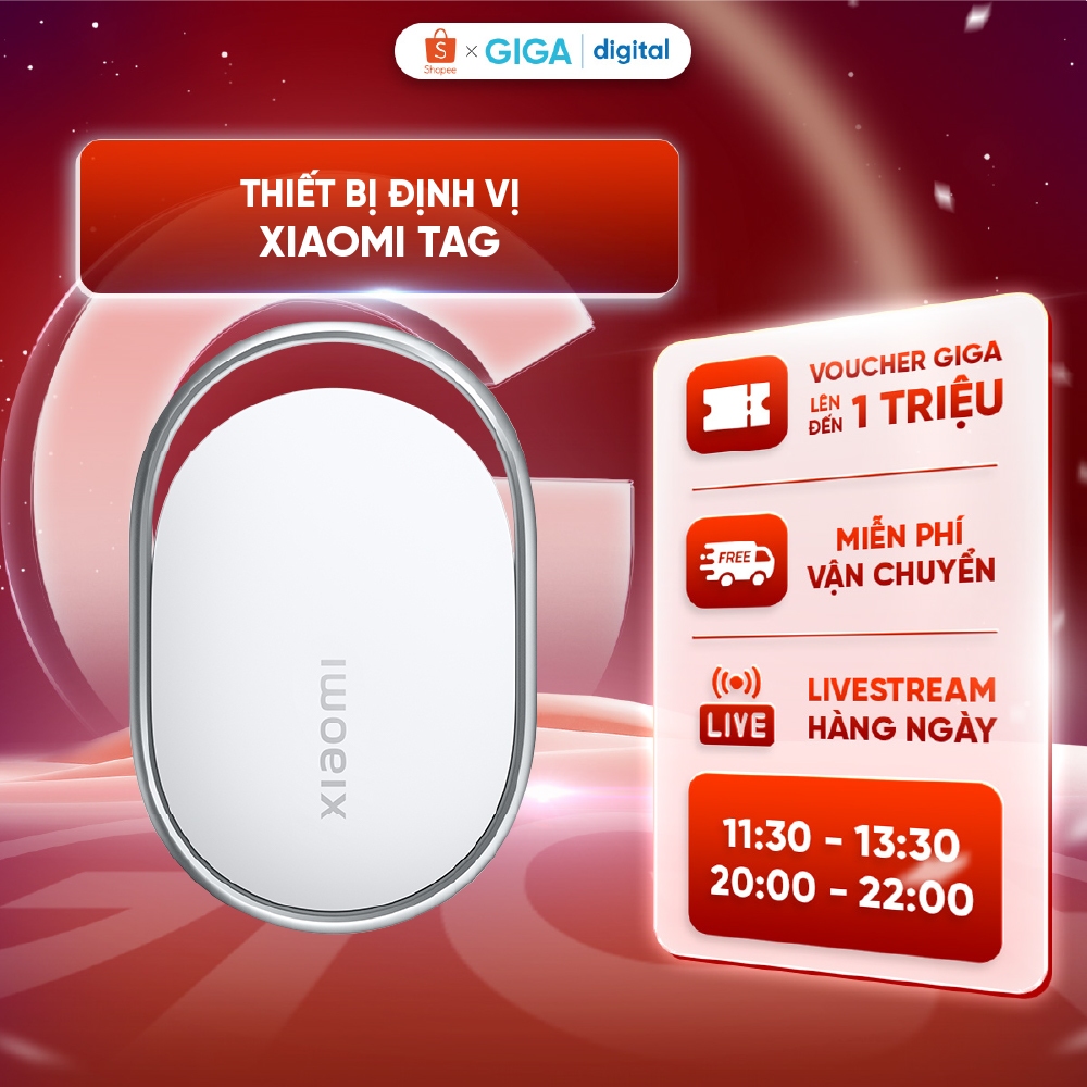 Thiết bị định vị Xiaomi Tag - Bluetooth 5.4/ IP67 - Thiết kế 10g siêu nhẹ - Thời lượng pin hơn 1 năm