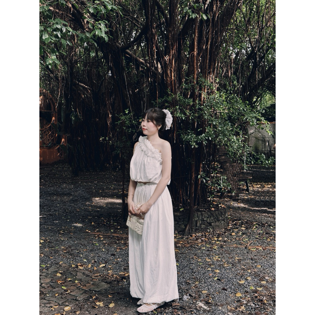 PASS - SET ÁO BÈO LỆNH VAI QUẦN BÍ