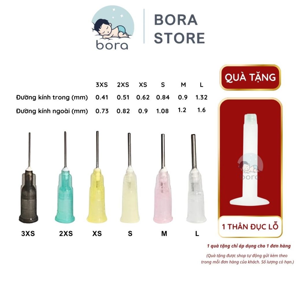 Đục lỗ núm ti bình sữa cho bé, dùng mọi loại núm ti (Tặng thân đục lỗ)