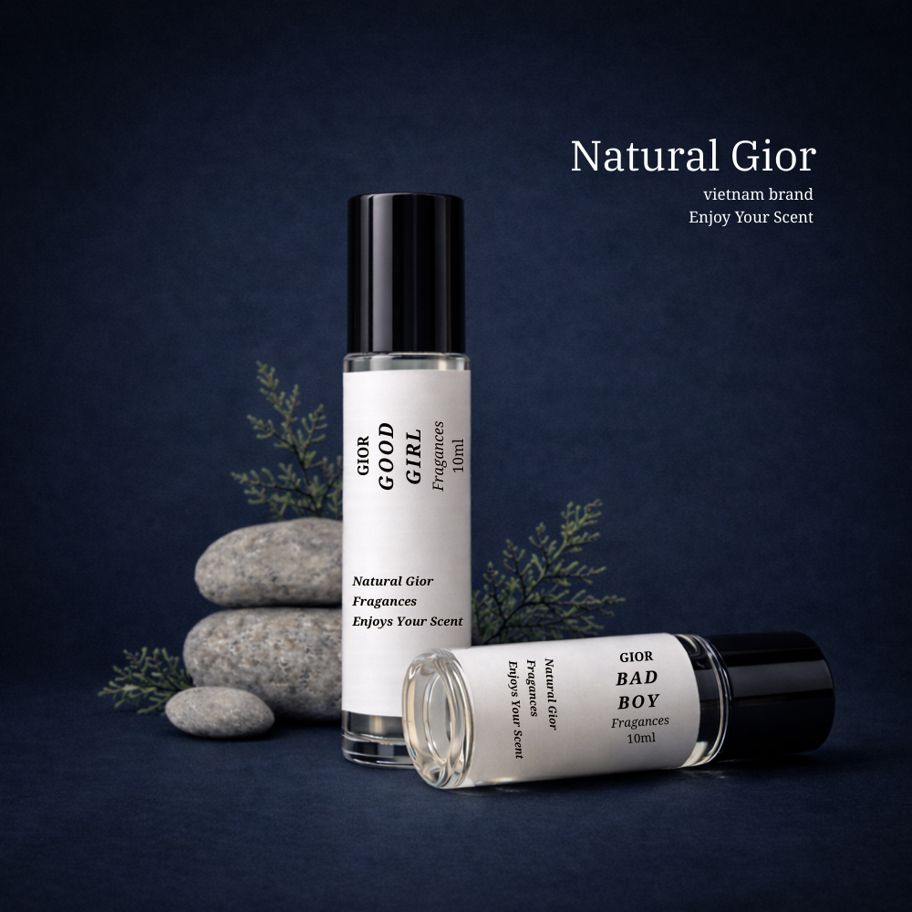 Tinh dầu nước hoa Natural Gior 10ml – Combo 30 mùi dạng lăn , trải nghiệm mọi phong cách hương, lưu hương ấn tượng