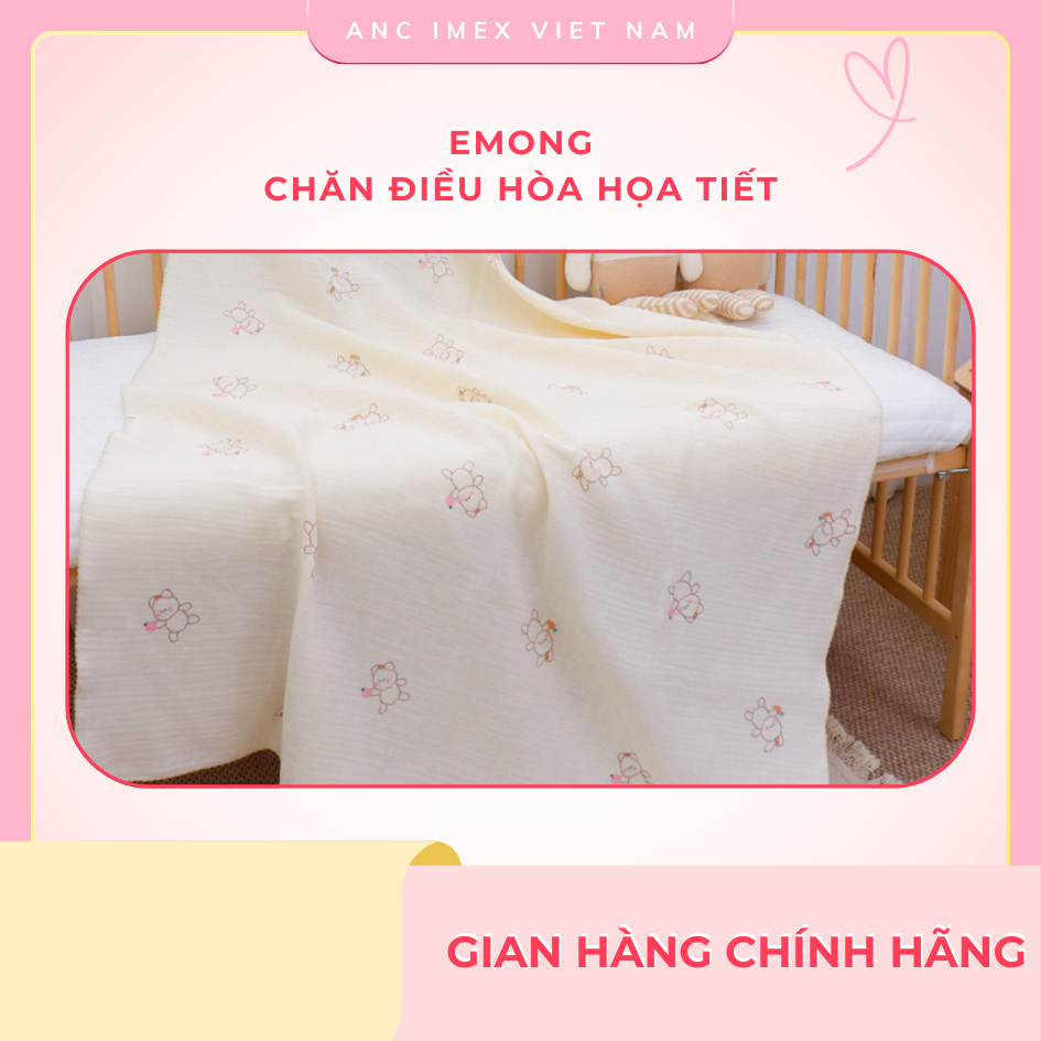 Chăn điều hòa họa tiết Emong- Họa tiết Thỏ Vely