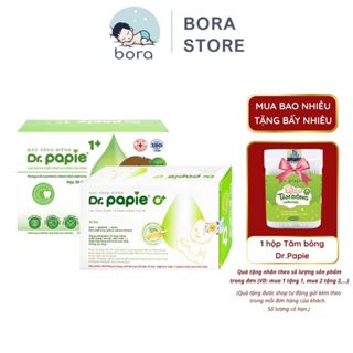 Gạc rơ lưỡi Dr Papie chính hãng, hộp 30 gói