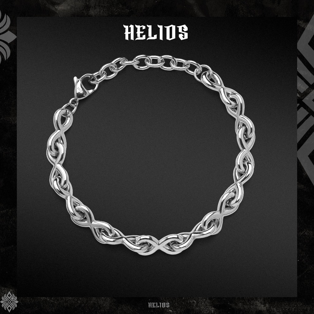 Vòng tay kim loại Helios INFINITE FLUX