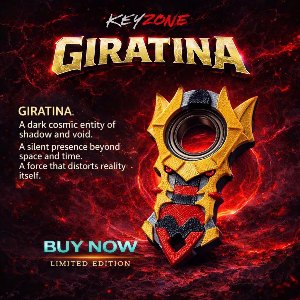 Keyrambit Giratina – Pokémon Huyền Thoại | Móc Khóa Xoay 3D| Keyzone