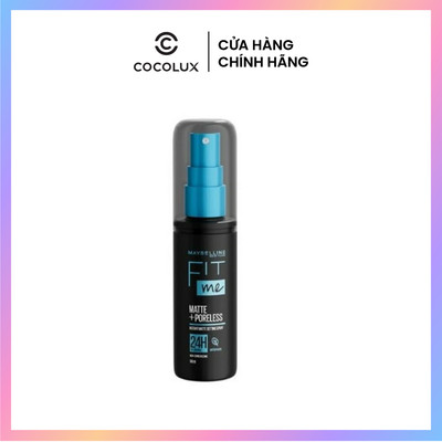 Xịt Khóa Nền Cố Định Trang Điểm Maybelline Fit Me Matte + Poreless Setting Spray 60ml