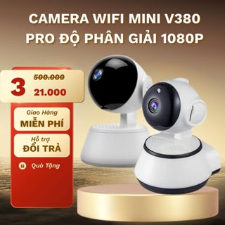 Camera IP V380 PRO – Siêu Nét, Tầm Nhìn Ban Đêm 30m, Phát Hiện Chuyển Động, Âm Thanh Hai Chiều