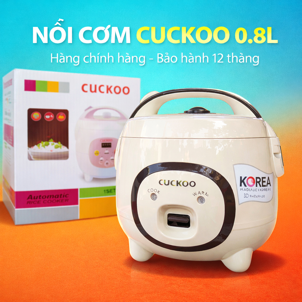 Nồi Cơm Điện Cuckoo - Nồi Cơm Điện Mini- Tiết Kiệm Điện Năng -Công Nghệ Hiện Đại Của Hàn Quốc