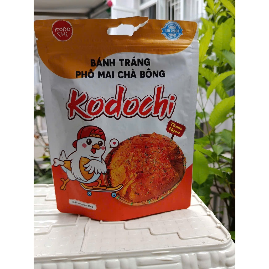 Bánh tráng phô mai chà bông Kodochi gói 50g