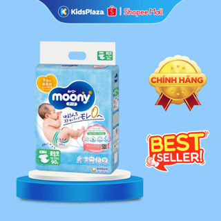 Bỉm - Tã Moony xanh đầy đủ size cho bé - Nhập Khẩu Chính hãng
