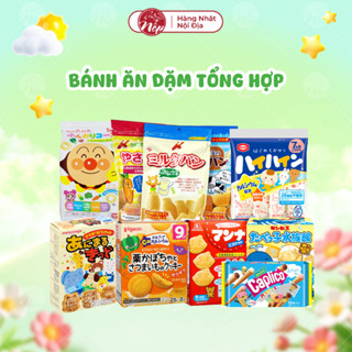[Date Mới] Bánh bắp ăn dặm hữu cơ TOHATO - MORINAGA - HAINHAIN -  GINBIS - PIGEON đủ vị cho bé - nepshop1