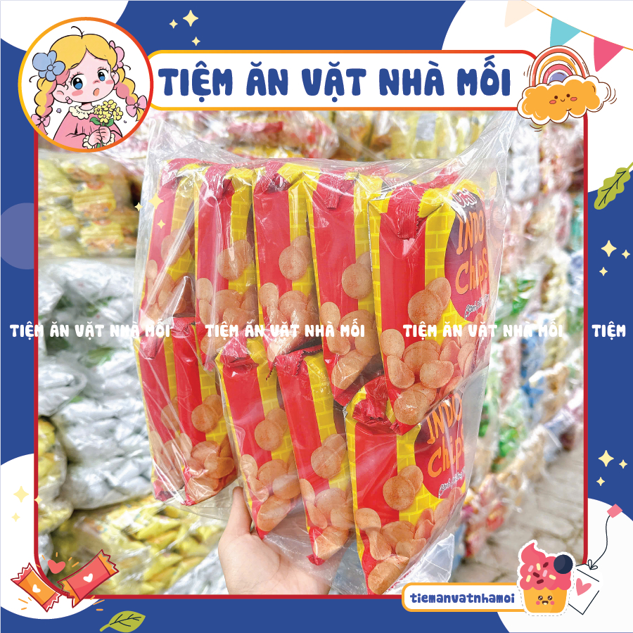 [BỊCH 10 GÓI 12G] Bim Bim Oishi chính hãng nhiều vị lựa chọn, đồ ăn vặt