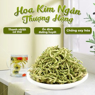 Hoa kim ngân thượng hạng 100g, trà kim ngân hoa, nguyên nụ, không lẫn cành, thanh nhiệt, tốt cho sức khỏe
