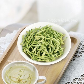 Hoa kim ngân thượng hạng 100g, trà kim ngân hoa, nguyên nụ, không lẫn cành, thanh nhiệt, tốt cho sức khỏe