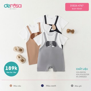 Body yếm bé trai Derosa Kids DSB26-4767
