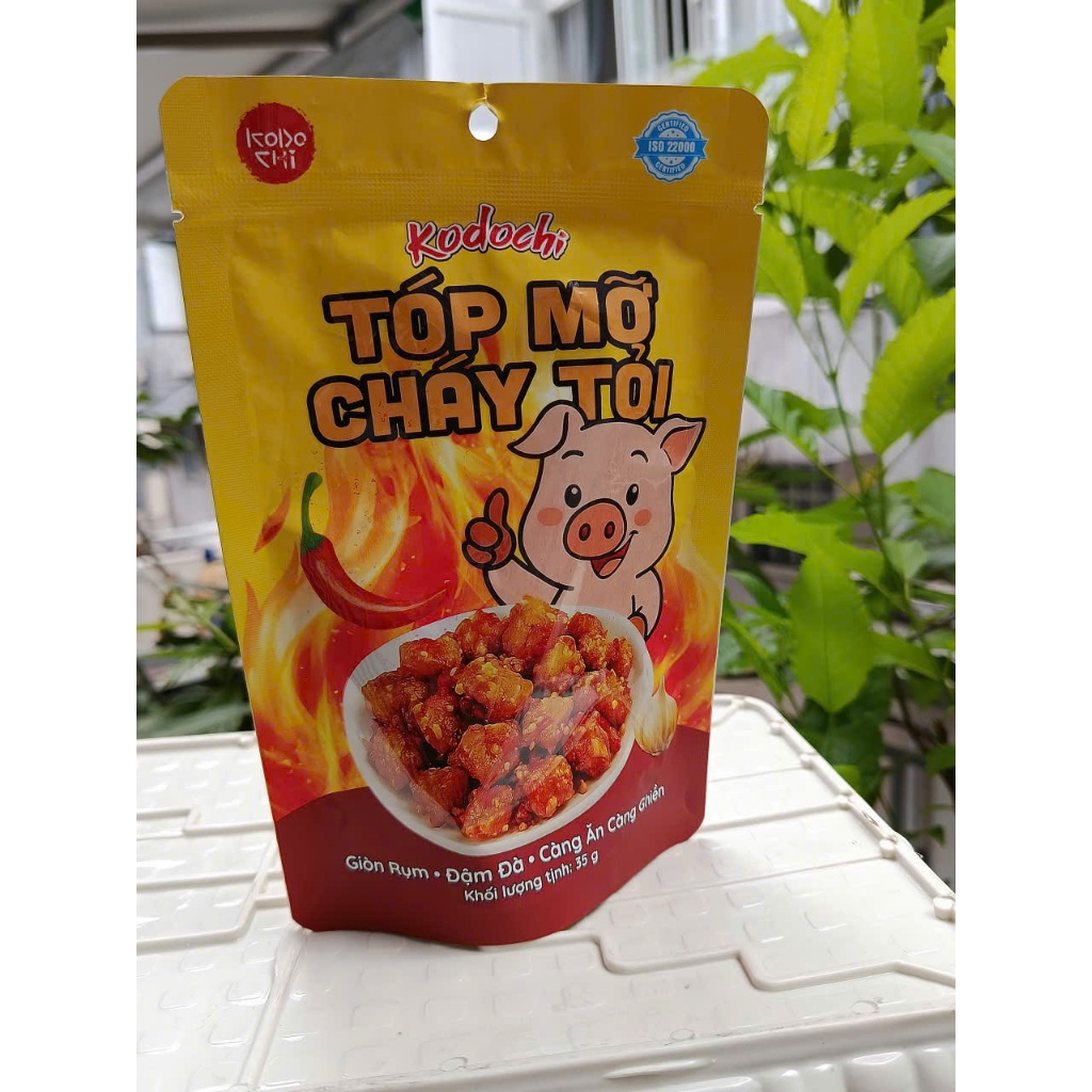 Tóp mỡ cháy tỏi Kodochi gói 35g