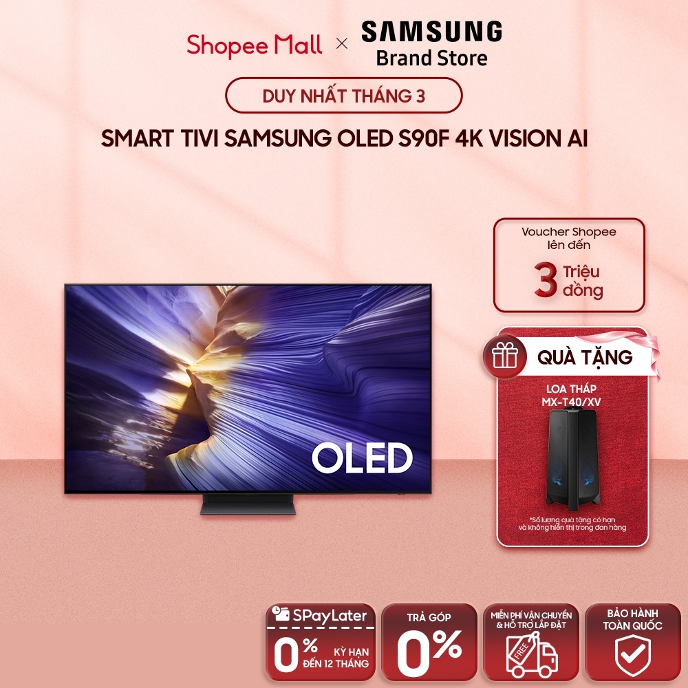 [MIỄN PHÍ VẬN CHUYỂN] Smart Tivi Samsung OLED S90F 4K Vision AI