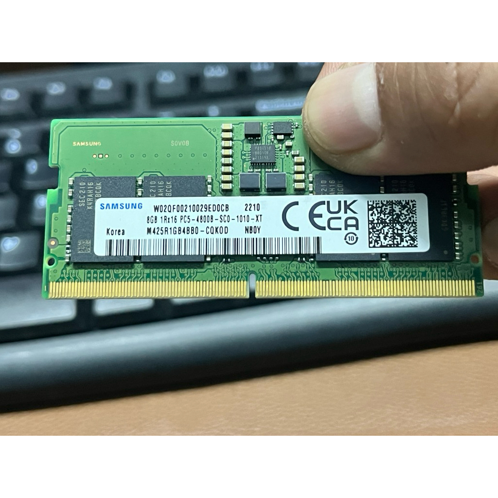 Bán Ram laptop DDR5 8GB 4800 Samsung , hàng cũ zin theo máy chính hãng