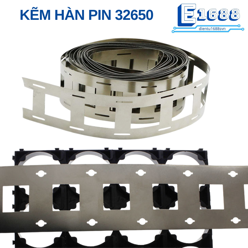 (1 mét) Kẽm hàn pin 32650 mạ niken 0.15mm