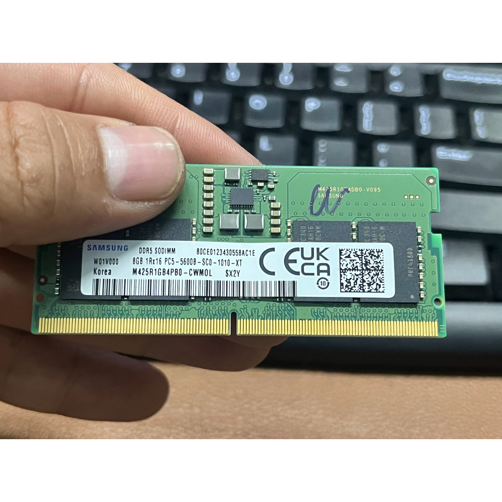 Bán Ram laptop DDR5 8GB 5600 Samsung , hàng cũ zin theo máy chính hãng