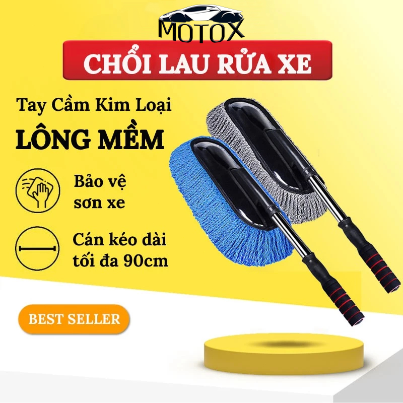 Chổi Lau Rửa Xe Ô Tô Điều Chỉnh Được Độ Dài